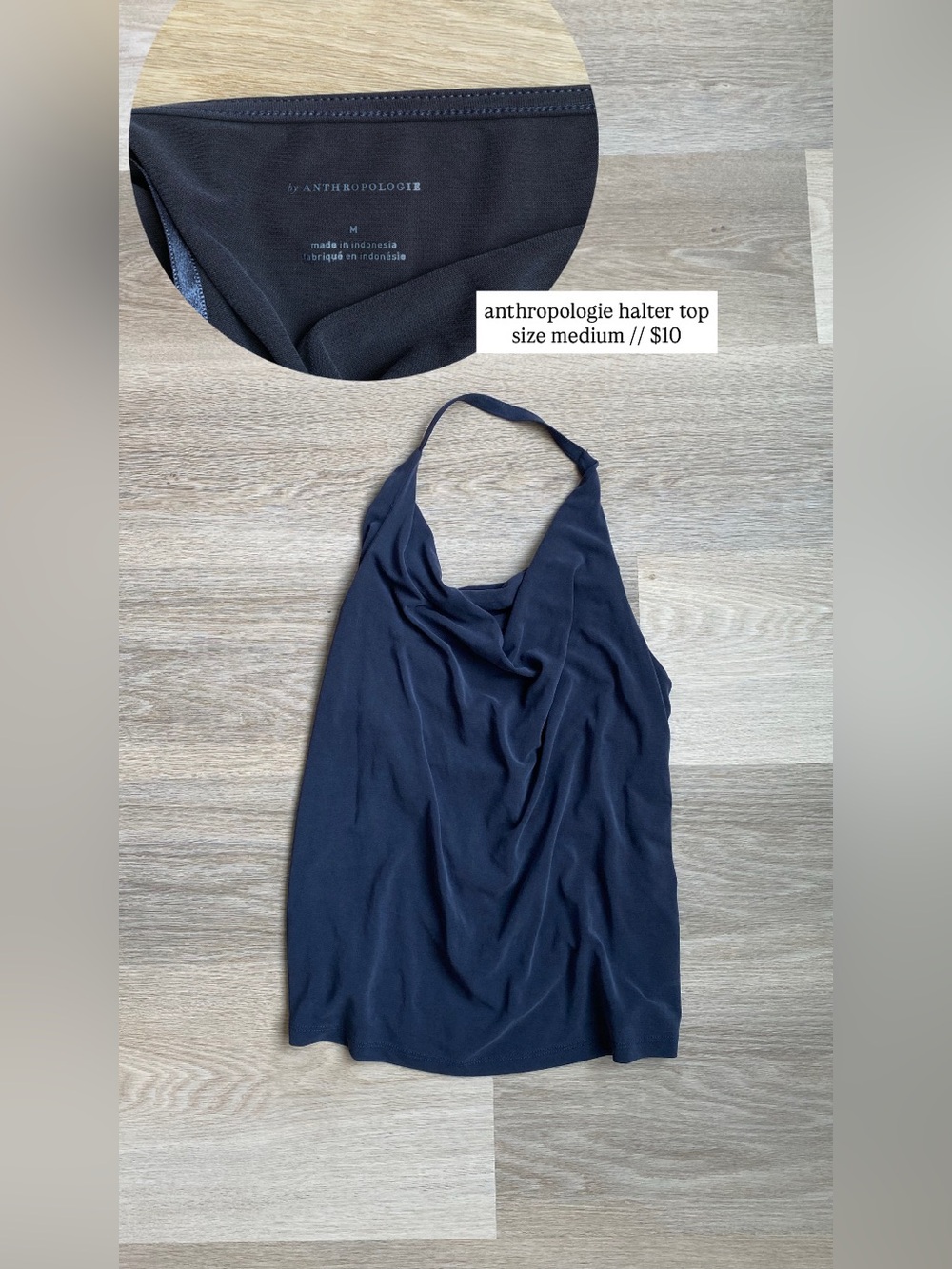 anthropologie halter top size medium